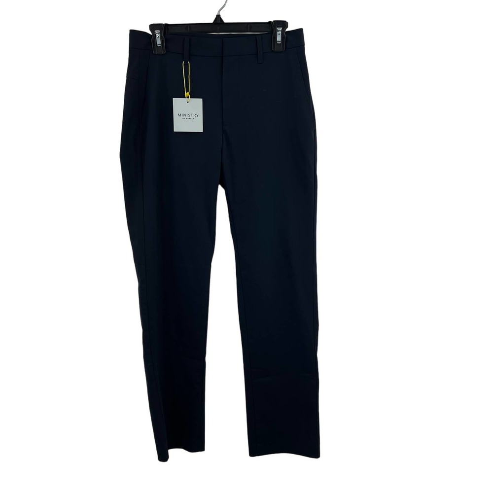 Ministry of Supply Mens Kinetic Pant Navy Size 28 New